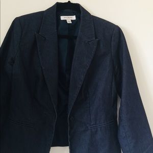 Navy blue casual jacket